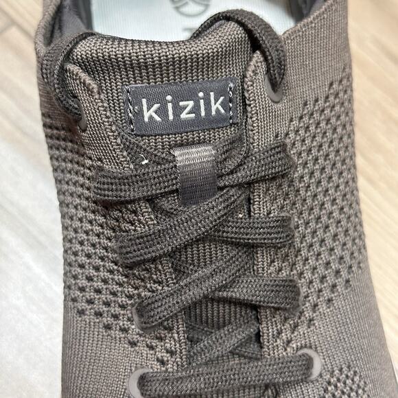 KIZIK Lima Shoes Size Men 9 / Womens 10.5 Unisex Gray Breathable Knit Hands Free - Picture 6 of 9